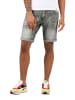 Timezone Spijkershort "Scotty" grijs