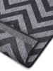 Hanse Home Dwustronny dywan zewnętrzny "Palma" w kolorze czarno-szarym