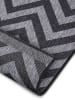Hanse Home Outdoor-Wendeteppich "Palma" in Schwarz/ Grau