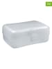 koziol 2-delige set: lunchboxen "Basic" transparant - (L)9,6 x (B)7 x (H)5,2 cm
