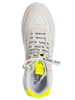 BLUGIRL by Blumarine Skórzane sneakersy "Wow" w kolorze biało-żółtym