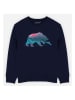 WOOOP Sweatshirt "Bear Country" donkerblauw