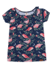 Walkiddy Shirt donkerblauw/roze