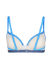 Skiny Bikini-Oberteil in Weiß/ Blau