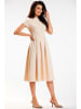 Awama Kleid in Beige