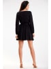 Awama Kleid in Schwarz