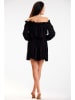 Awama Kleid in Schwarz