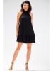 Awama Kleid in Schwarz