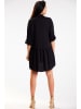 Awama Kleid in Schwarz
