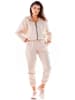 Awama Sweatjacke in Creme