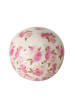 Boltze 2-delige set: decoratieve ballen "Roselia" wit/roze - Ø 20 cm