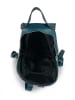 Lia Biassoni Leren rugzak "Cixerri" blauw - (B)23 x (H)33 x (D)12 cm