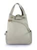 Mila Blu Leren rugzak "Fico" grijs - (B)29 x (H)30 x (D)12 cm
