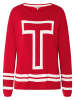 Timezone Sweter w kolorze czerwonym