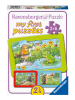 Ravensburger 3 x 6tlg. Puzzle "Kleine Gartentiere" - ab 2,5 Jahren