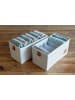 STORE IT 2er-Set: Organizer in Creme - (B)15 x (H)15 x (T)30 cm