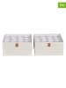 STORE IT 2-delige set: organizers crème - (B)30 x (H)15 x (D)30 cm