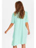 NÜMPH Sukienka "Nulydia" w kolorze jasnozielono-niebieskim