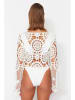 trendyol Bluse in Creme