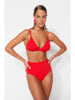trendyol Bikini-Hose in Rot