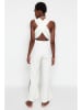 trendyol Jumpsuit in Creme