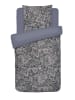 Chevignon Satin-Bettwäsche-Set ''Paisley'' in Grau/ Beige