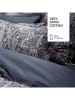 Chevignon Satin-Bettwäsche-Set ''Paisley'' in Grau/ Beige