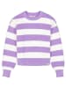 Garcia Sweter w kolorze fioletowo-białym