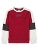 Garcia Sweatshirt in Rot/ Weiß