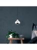 ABERTO DESIGN Hängeleuchte in Weiß - Ø 17 cm