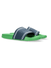 Mexx Pantoletten "Ji" in Dunkelblau/ Grün
