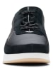 Clarks Skórzane sneakersy w kolorze czarnym