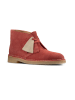 Clarks Leder-Boots in Rot
