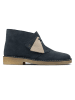 Clarks Leren boots donkerblauw