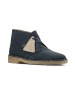 Clarks Leren boots donkerblauw