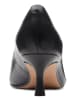 Clarks Violet55 Court Black Leather, D in Schwarz