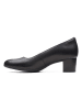Clarks Leder-Pumps in Schwarz