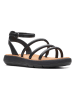 Clarks Skórzane sandały "Jemsa Style" w kolorze czarnym