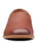 Clarks Skórzane slippersy w kolorze jasnobrązowym