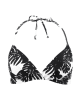 Barts Biustonosz bikini "Banksia Halter" w kolorze biało-czarnym