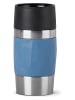 Emsa Isolierbecher "Travel Mug Compact" in Blau - 300 ml