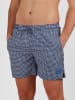 admas Badeshorts in Blau/ Weiß