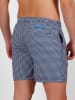 admas Badeshorts in Blau/ Weiß
