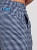 admas Badeshorts in Blau/ Weiß