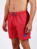 admas Badeshorts in Rot