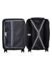 Travel World 2tlg. Hardcase-Trolleyset "JFK" in Schwarz