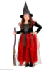 Widmann 2tlg. Kostüm "Witch" in Schwarz/ Rot