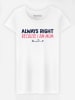 WOOOP Koszulka "Always Right Mom" w kolorze białym