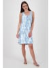 alife and kickin Kleid "Cameron" in Hellblau/ Weiß