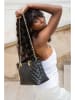 Christian Laurier Leder-Henkeltasche "Sofia" in Schwarz - (B)28 x (H)20 x (T)12 cm